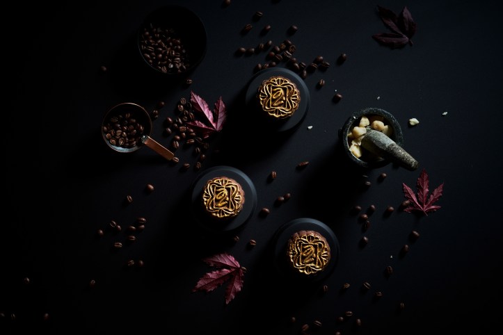 19 PJ NEW L’opera Espresso” Espresso Mousse & Salted Caramel Ganache with Hazelnuts on Dark Chocolate Brownie Base $78.00nett for 8 pcs (mini)