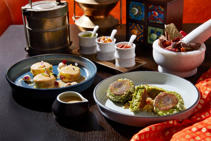 Mattar Mawa Kebab &amp; Makhana Paneer