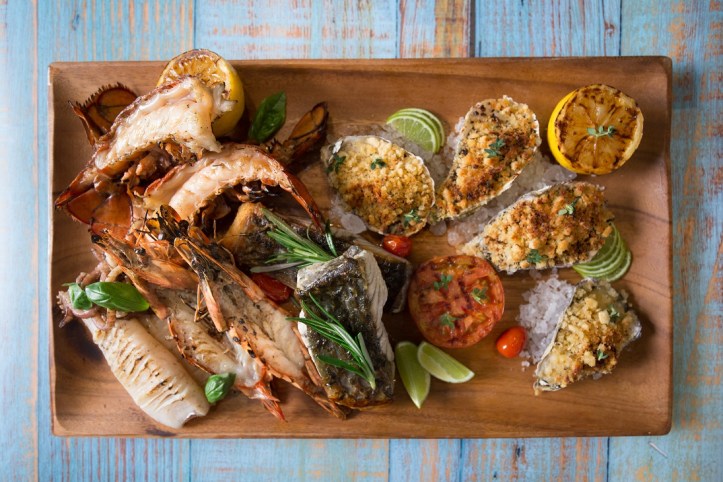 Grilled Seafood Platter