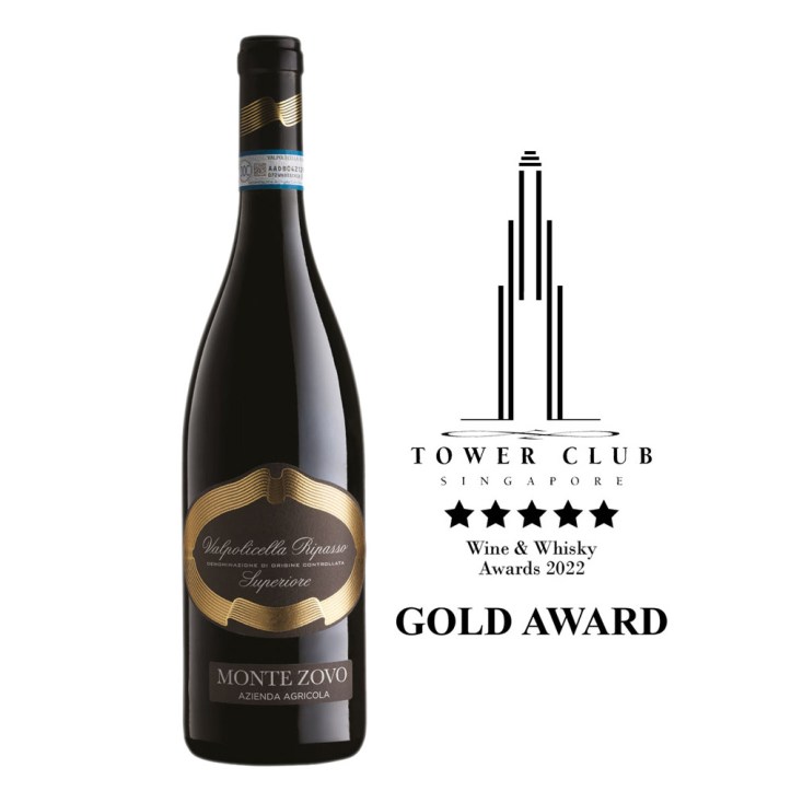 2019 Monte Zovo Valpolicella Ripasso DOC Superiore (Tower Club Gold Award 2022 - Top 3 Wines In Competition) - 750ml (2)