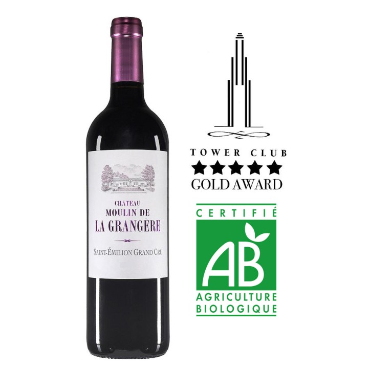 2019 Moulin De La Grangere Grand Cru (Tower Club Gold Award 2022 - Best Merlot) - 750ml (2)