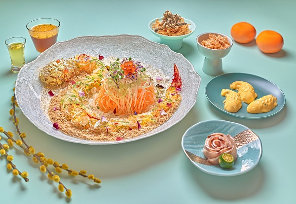 Crispy Golden Eel and Yellowtail Yu Sheng1